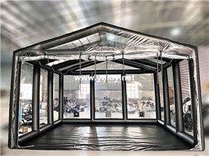 אוהל מוסך מתנפח לרכב